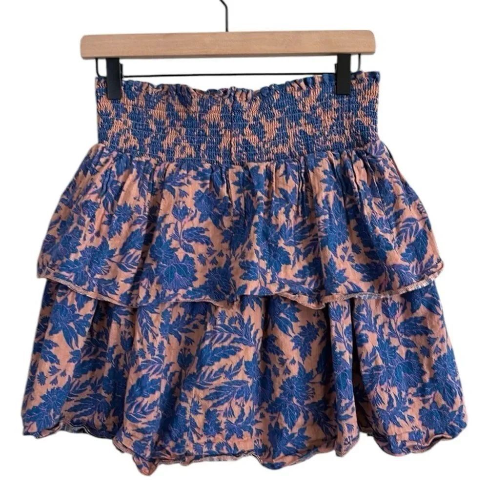 Universal Thread Floral Ruffle Tiered Mini Skirt Large - Picture 3 of 6
